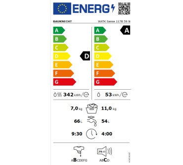 Produktbild Bauknecht WATK Sense 117B 59 N