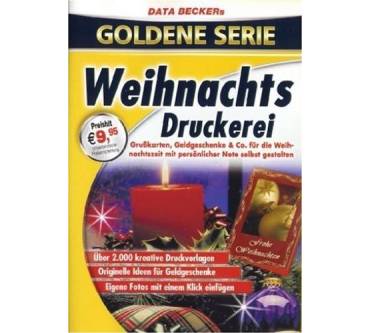 Produktbild Data Becker Weihnachts-Druckerei