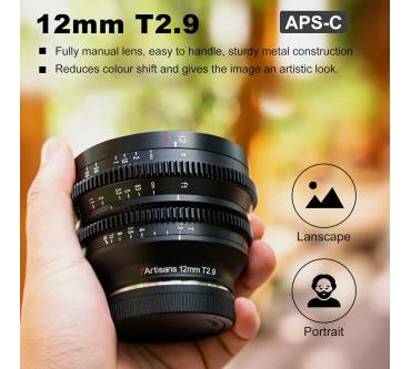 Produktbild 7Artisans 12mm T2.9 APS-C MF Cine