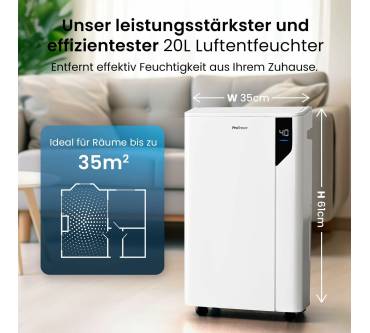 Produktbild ProBreeze 20-Liter-Premium-Luftentfeuchter mit Wäschemodus