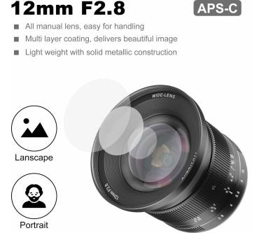 Produktbild 7Artisans 12mm f/2.8 Mark II