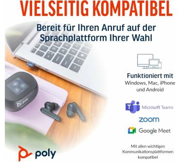 Produktbild Poly Voyager Free 60+ UC (USB-C, Teams)