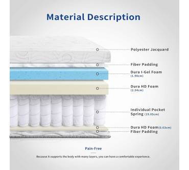 Produktbild Olee Sleep 25cm Hybridschaum-Matratze