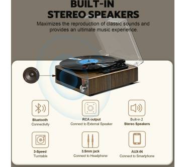 Produktbild Fydee Vintage Turntable