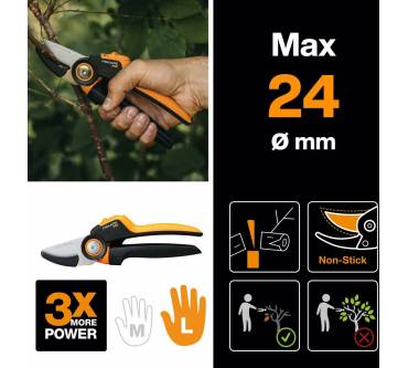 Produktbild Fiskars X-series Amboss-Gartenschere L P941