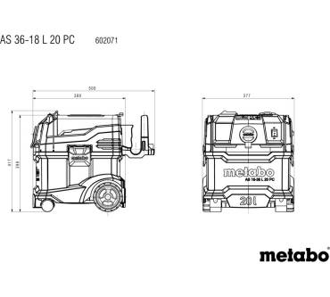 Produktbild Metabo AS 36-18 L 20 PC