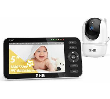 Produktbild GHB Babyphone mit Kamera 5 Zoll 720P HD