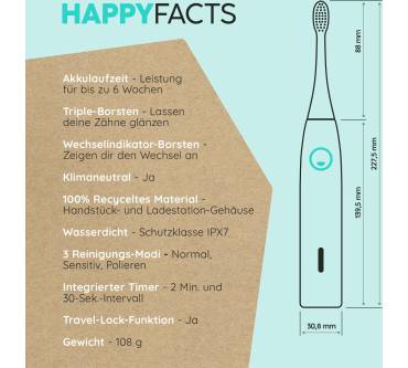 Produktbild happybrush Eco Vibe 3 Ocean