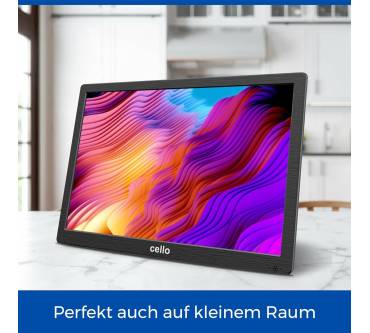 Produktbild Cello 14″ tragbarer Fernseher mit Netz- oder Akkubetrieb