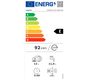 Produktbild Exquisit EGSP6112-EF-030E