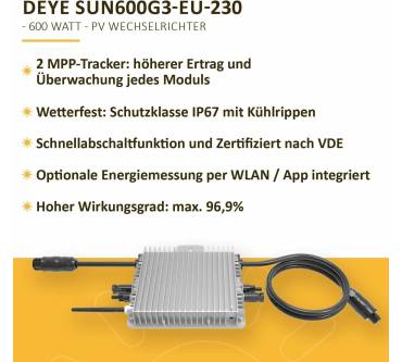 Produktbild Deye SUN600G3-EU-230