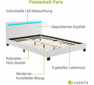 Produktbild Juskys Polsterbett Paris