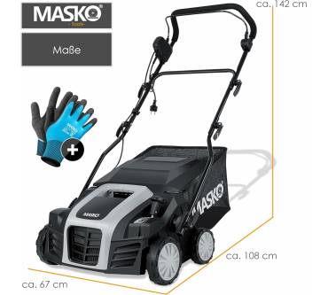 Produktbild Masko 2-in-1 Elektro-Vertikutierer (1800 W)