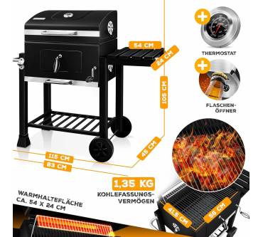 Produktbild Kesser Grillwagen XL