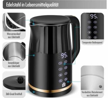 Produktbild ForMe 3017 - Edelstahl Wasserkocher