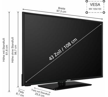 Produktbild Telefunken D43U551X1CWI