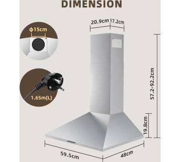 Produktbild Firegas Dunstabzugshaube 60 cm