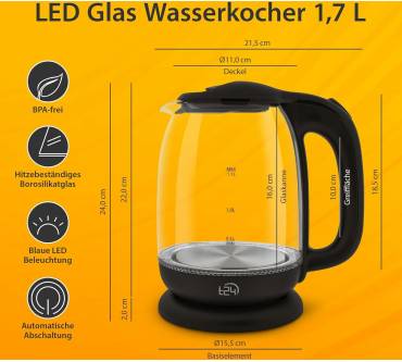 Produktbild t24 LED Glas-Wasserkocher