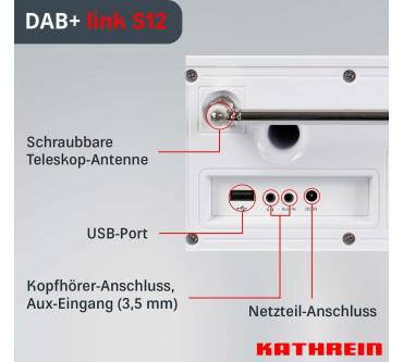 Produktbild Kathrein DAB+ link S12