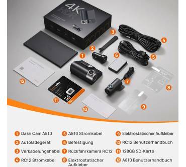 Produktbild 70mai Dash Cam 4K A810