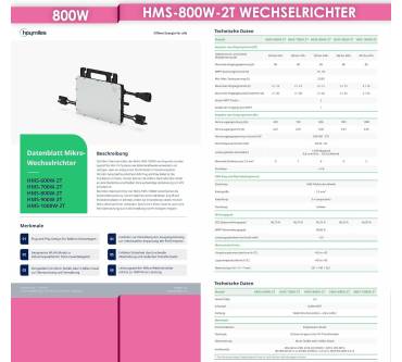 Produktbild Hoymiles HMS-800W-2T