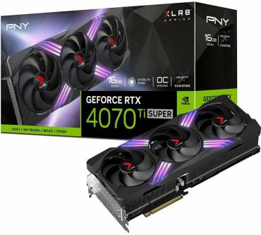 Produktbild PNY GeForce RTX 4070 Ti Super XLR8 Gaming Verto Epic-X RGB Overclocked Triple Fan