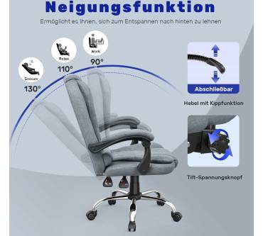 Produktbild Naspaluro Ergonomischer Bürostuhl