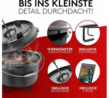 Produktbild Amandi BBQ Dutch Oven Set (7 Liter)