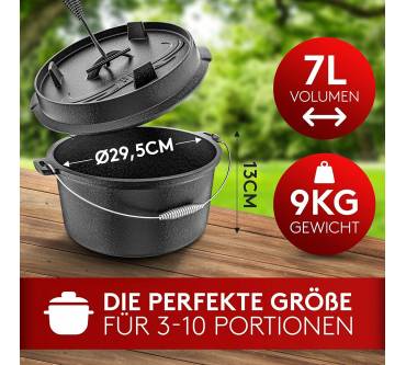 Produktbild Amandi BBQ Dutch Oven Set (7 Liter)