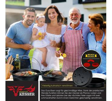 Produktbild Kesser Dutch Oven Set BBQ (12 Liter)