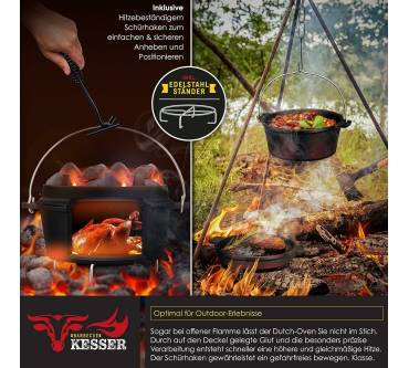 Produktbild Kesser Dutch Oven Set BBQ (12 Liter)