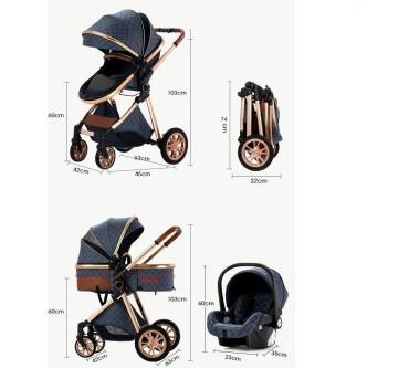 Produktbild Gcarebb Kinderwagen 3 in 1