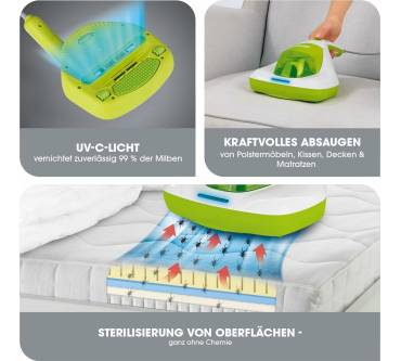 Produktbild Clean Maxx Anti-Milben-Handstaubsauger