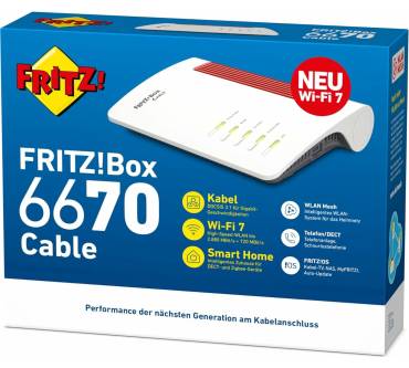 Produktbild AVM FRITZ!Box 6670 Cable