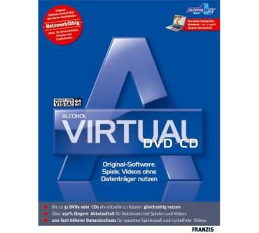 Produktbild Franzis Alcohol Virtual DVD/CD