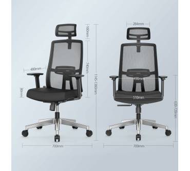 Produktbild Duwinson Ergonomischer Bürostuhl