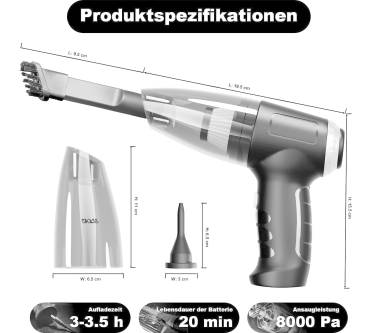 Produktbild Jingyunali Tragbarer Handstaubsauger