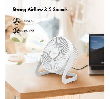 Produktbild LogiLink USB-Schreibtischventilator (15.24 cm)