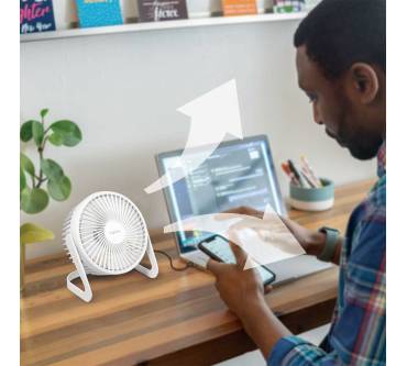 Produktbild LogiLink USB-Schreibtischventilator (15.24 cm)