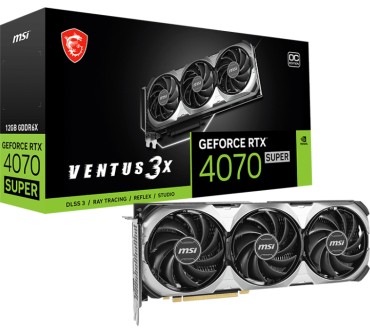 Produktbild MSI GeForce RTX 4070 SUPER 12G Ventus 3X OC