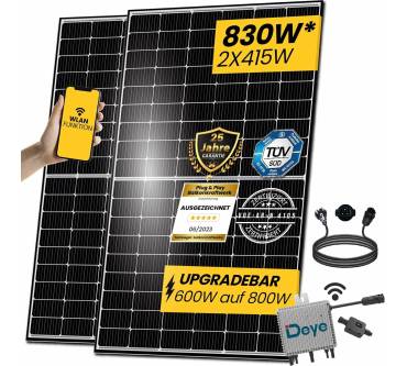 Produktbild EPP Solar 830 W Balkonkraftwerk