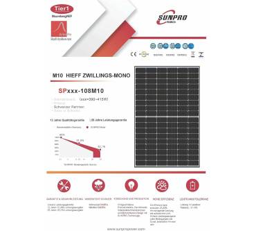 Produktbild EPP Solar 830 W Balkonkraftwerk