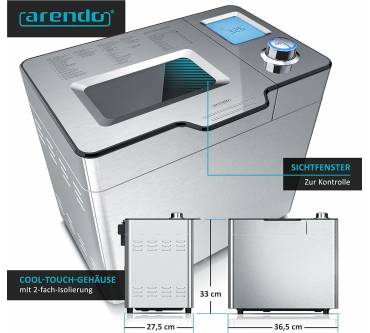 Produktbild Arendo Brotbackautomat (304971)