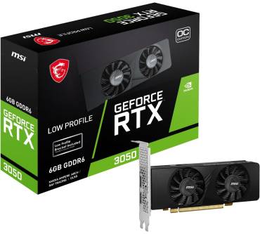 Produktbild MSI GeForce RTX 3050 LP 6G OC