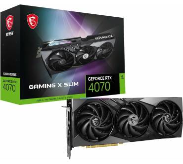 Produktbild MSI GeForce RTX 4070 Gaming X Slim