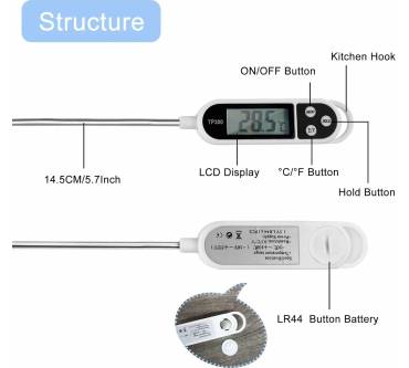 Produktbild Nutabevr Digitales Küchenthermometer