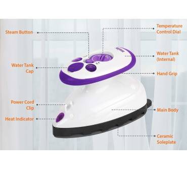 Produktbild Ansio Mini-Dampfbügeleisen