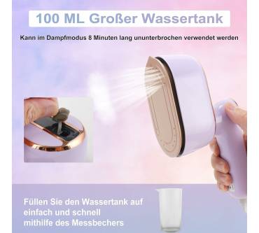 Produktbild HYNXM Tragbares Mini-Dampfbügeleisen