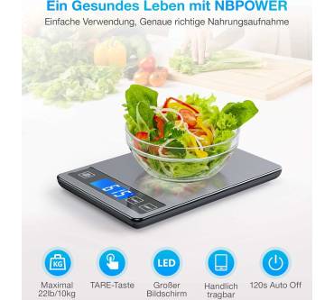 Produktbild NBPOWER Digitale Küchenwaage ‎MQD-C018