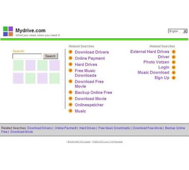 Produktbild MyDrive.com Onlinespeicher